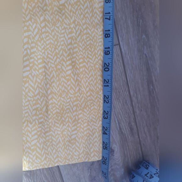 Renuar yellow and white print dress pants size 2 - Picture 13 of 14